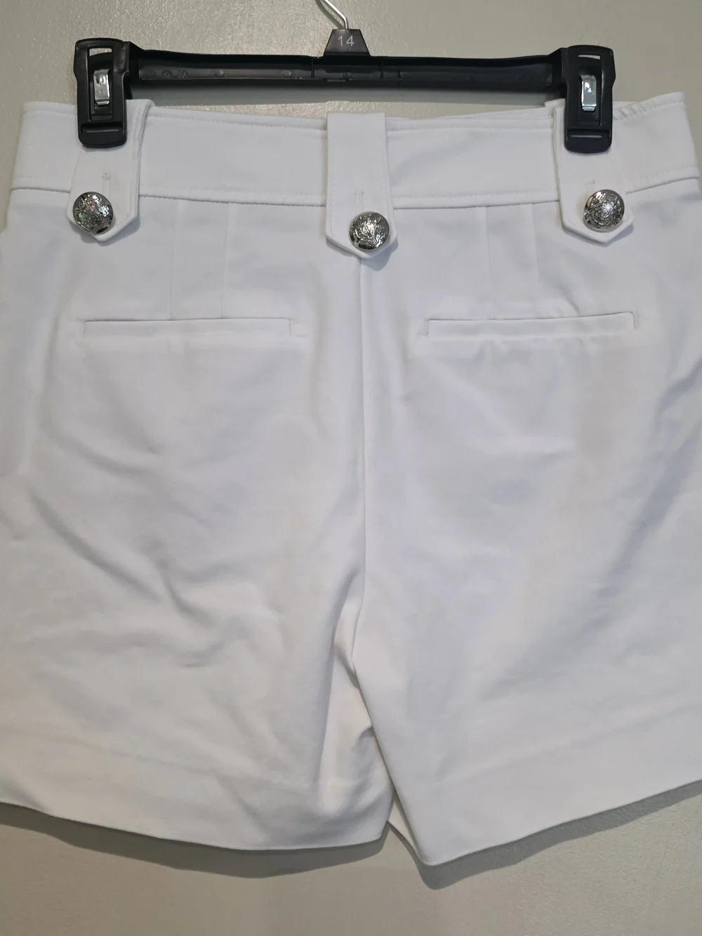 White House Black Market Classic Sailor Shorts Beachy Coastal Fisherman Size 4 - Picture 3 of 10